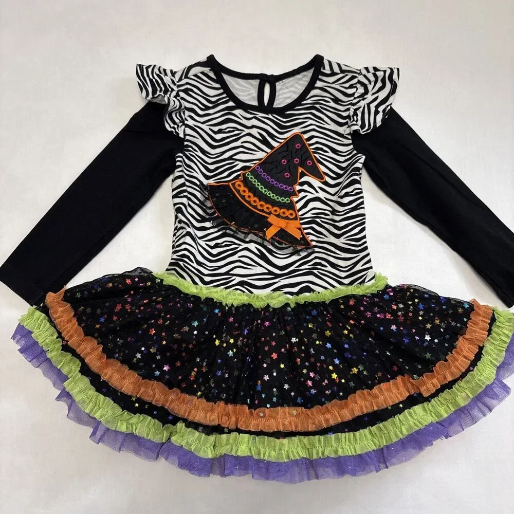 Rare Editions Halloween costume Witch Dress Size 3 Toddler